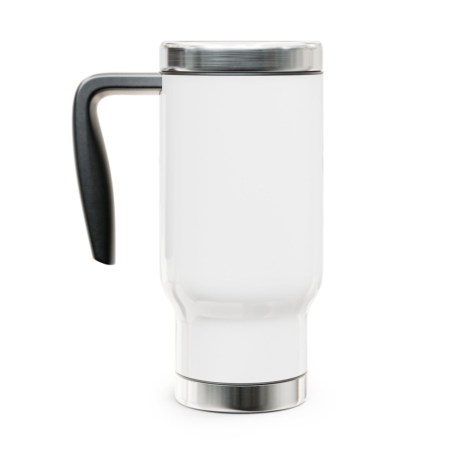 Stainless Steel Travel Mug with Handle, 14oz - Public Safety