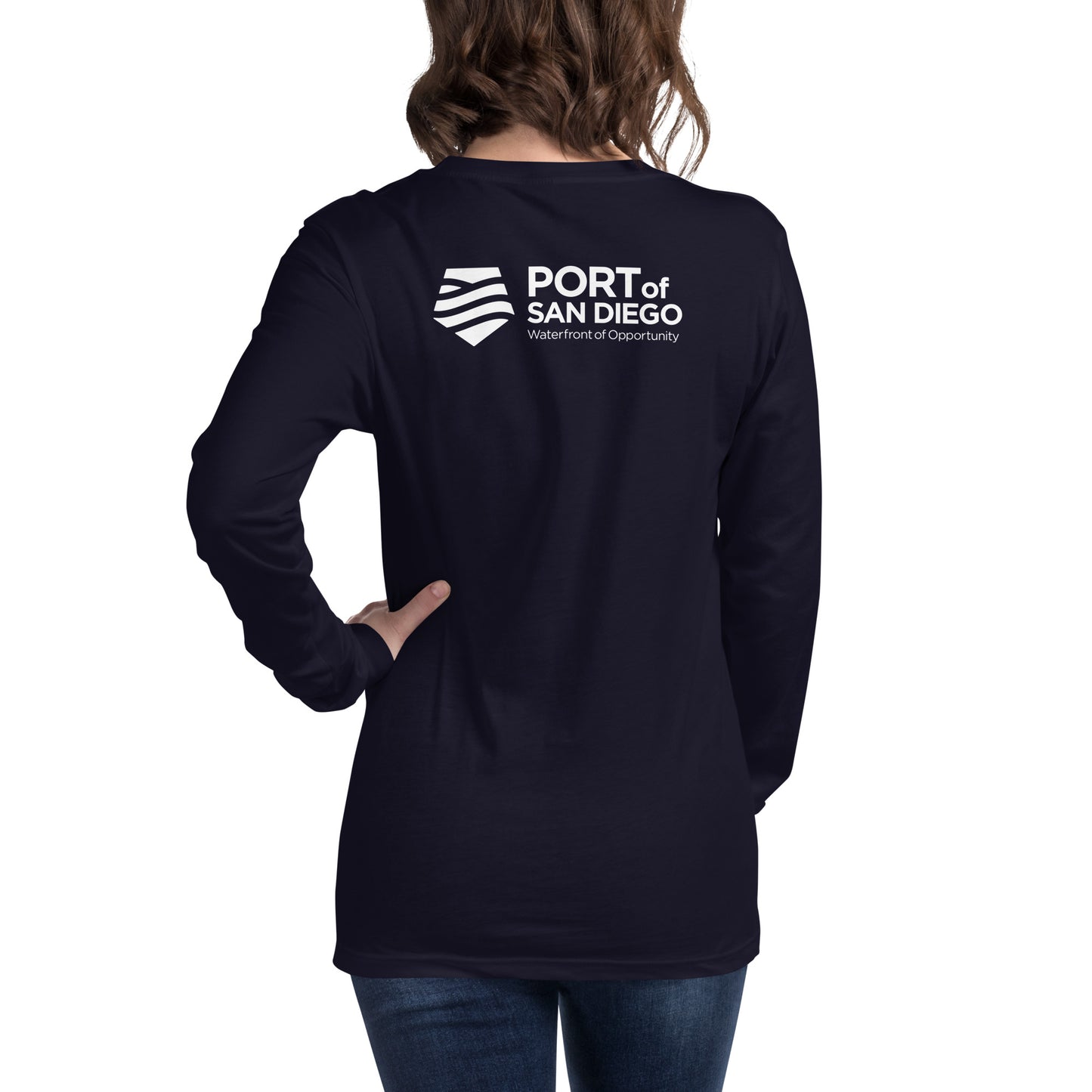 Unisex Long Sleeve Tee (Double-sided)