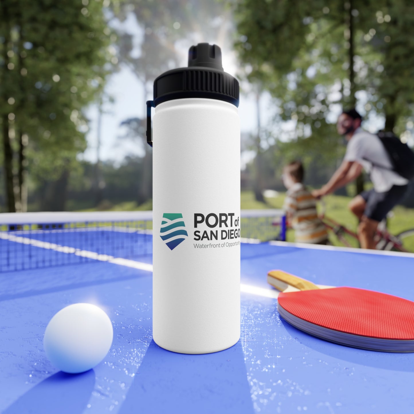 Stainless Steel Water Bottle, Sports Lid