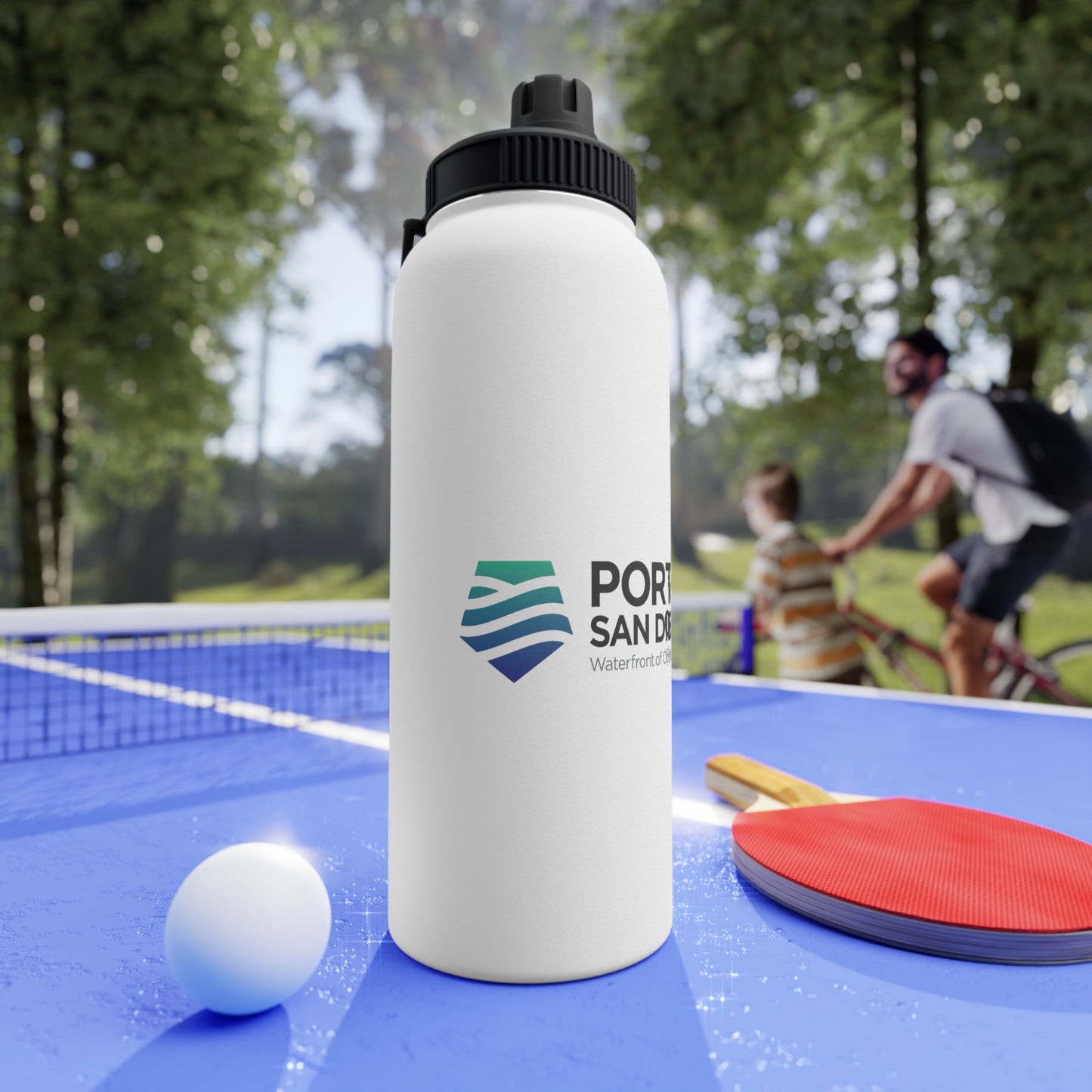 Stainless Steel Water Bottle, Sports Lid