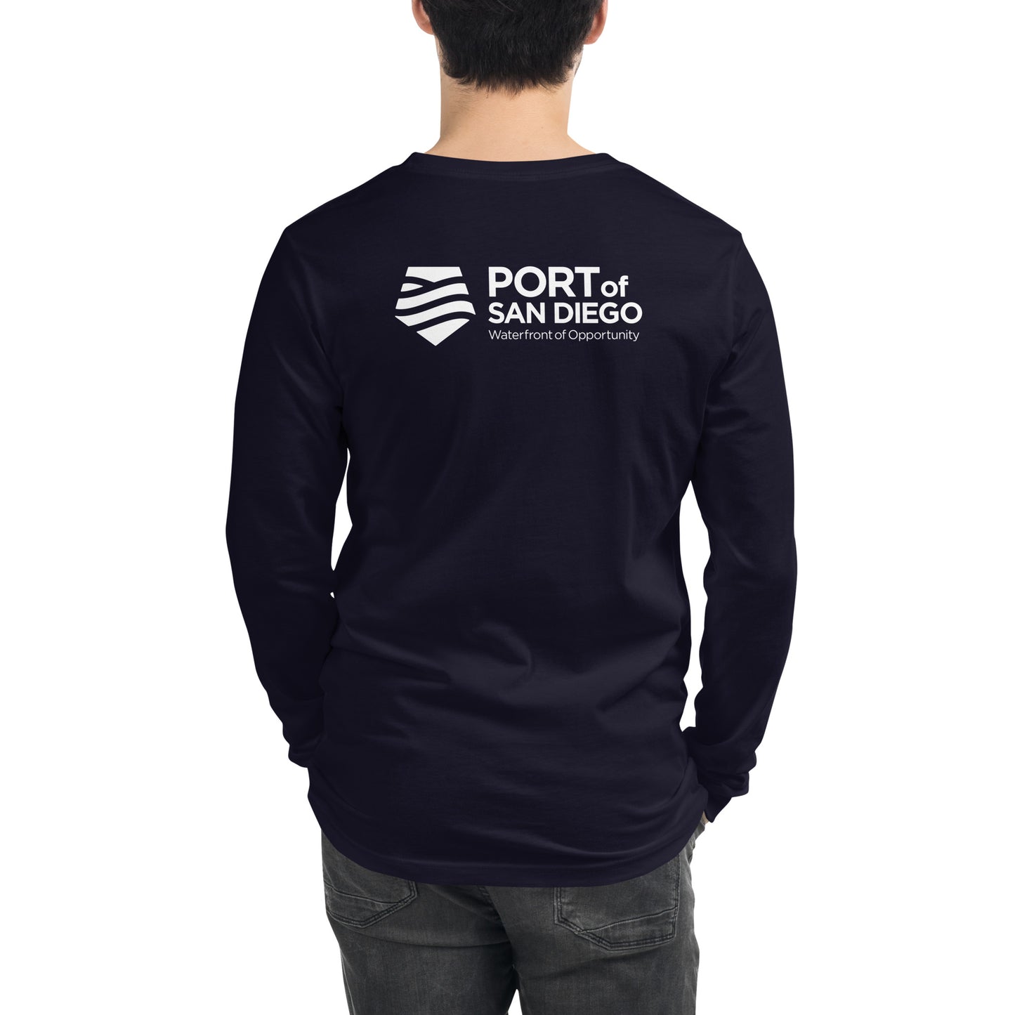 Unisex Long Sleeve Tee (Double-sided)